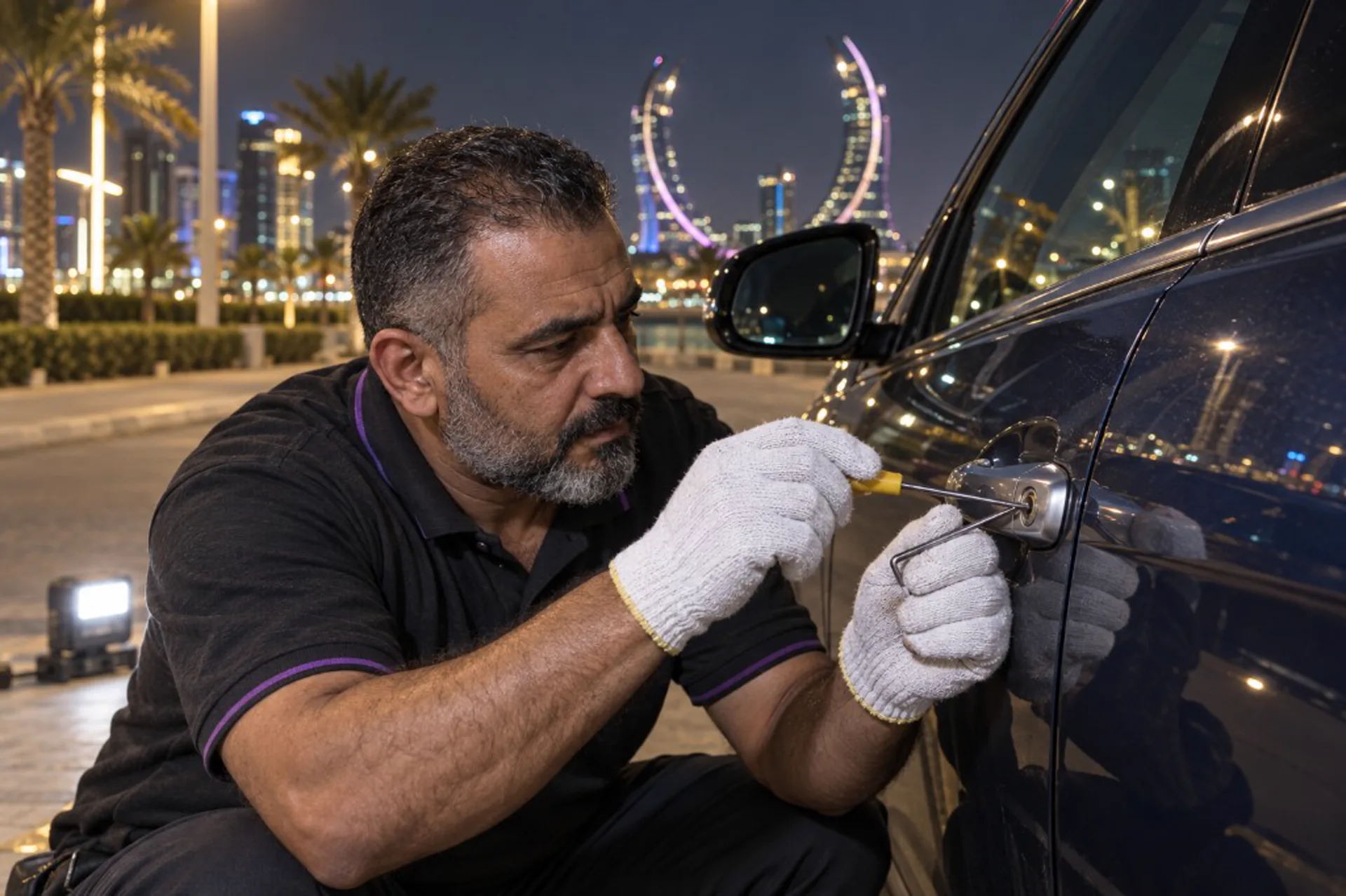 Night car unlock Qatar
