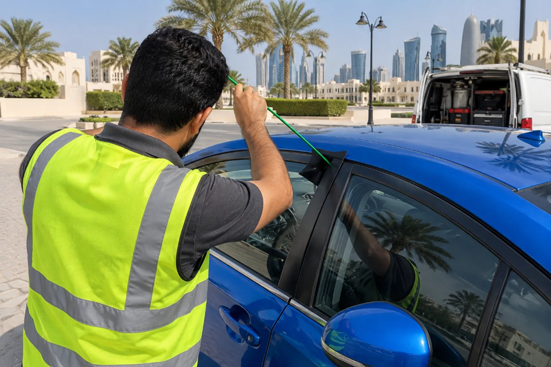 Car door unlock without key