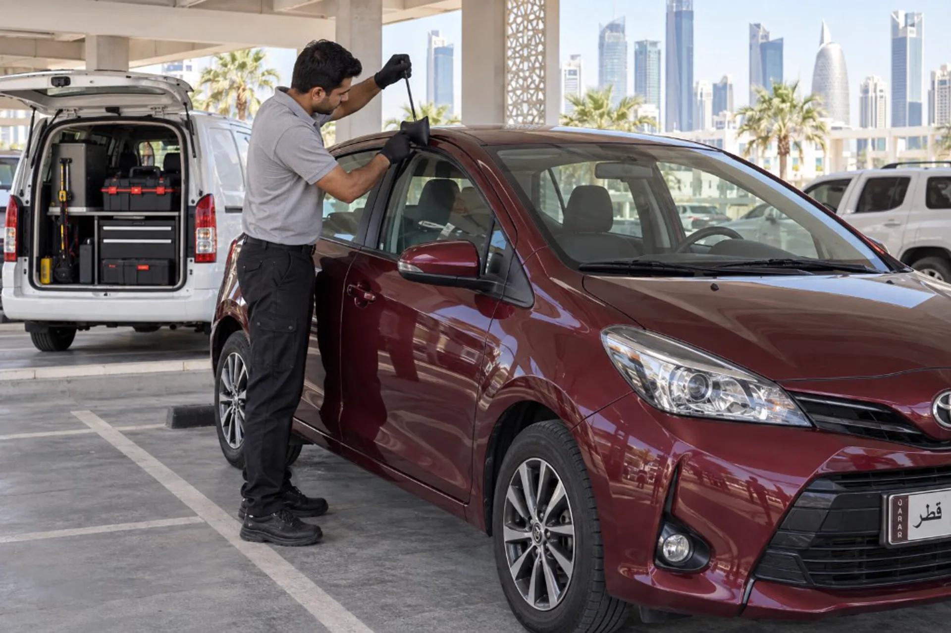 Mobile car unlock Doha